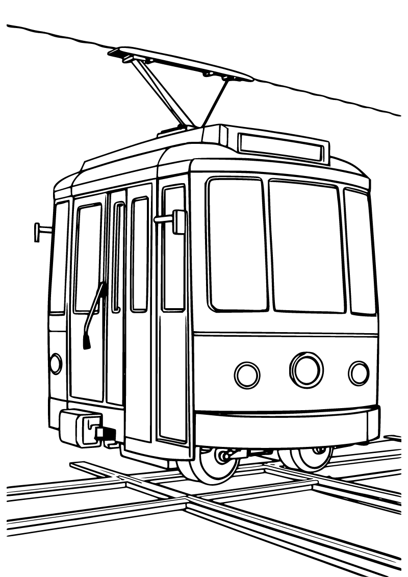 Tramvay boyama sayfası