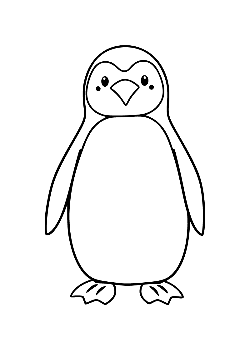 Penguen boyama sayfası